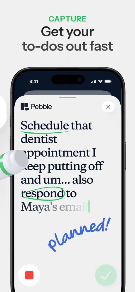 Pebble AI: To-Do & Focus, screenshot 2